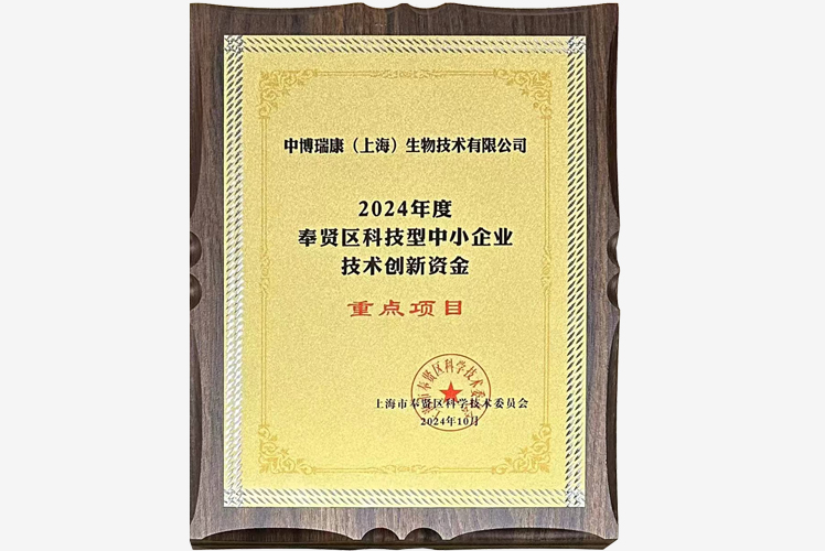 2024年度奉贤区科技型中小企业技术创新资金重点项目